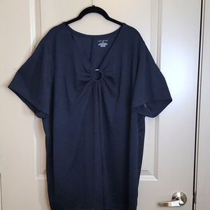 Lane Bryant Top size 26/28 Navy Blue